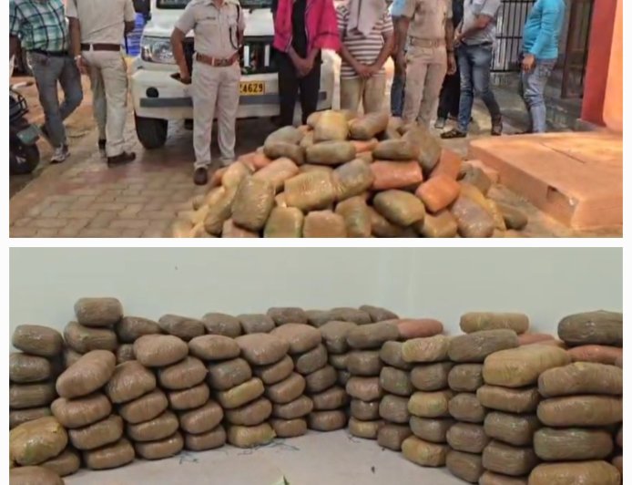 ୨କ୍ଵିଣ୍ଟାଲ ଗଞ୍ଜେଇ ଜବତ ସହ ୨ଜଣଙ୍କୁ ଗିରଫ